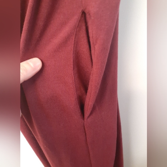 Burgundy flowy jumpsuit - Fashion brand - size medium - Picture 5 of 6